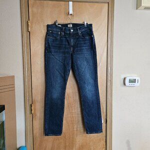 J Crew 250 w31L30 Stretch Narrow Tapered Jeans Blue